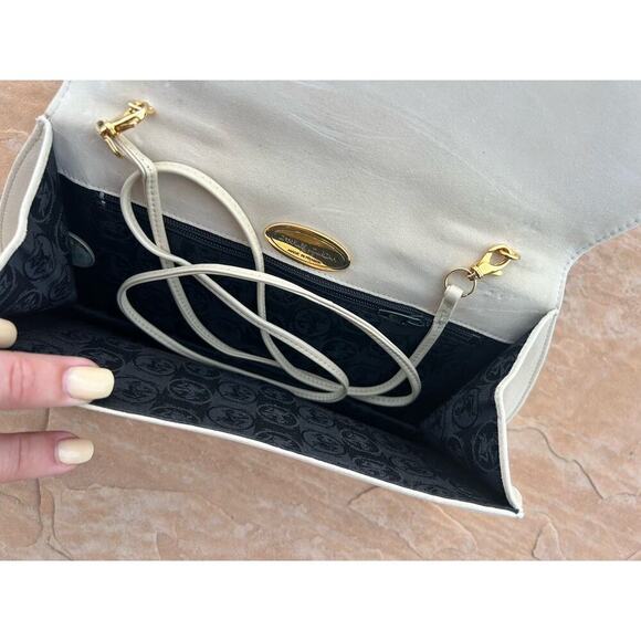vintage charles jourdan bag Ivory Clutch TG - Picture 3 of 6